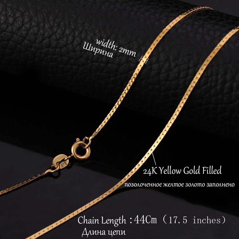 Fashion Rope Gold Color Chains Necklace 