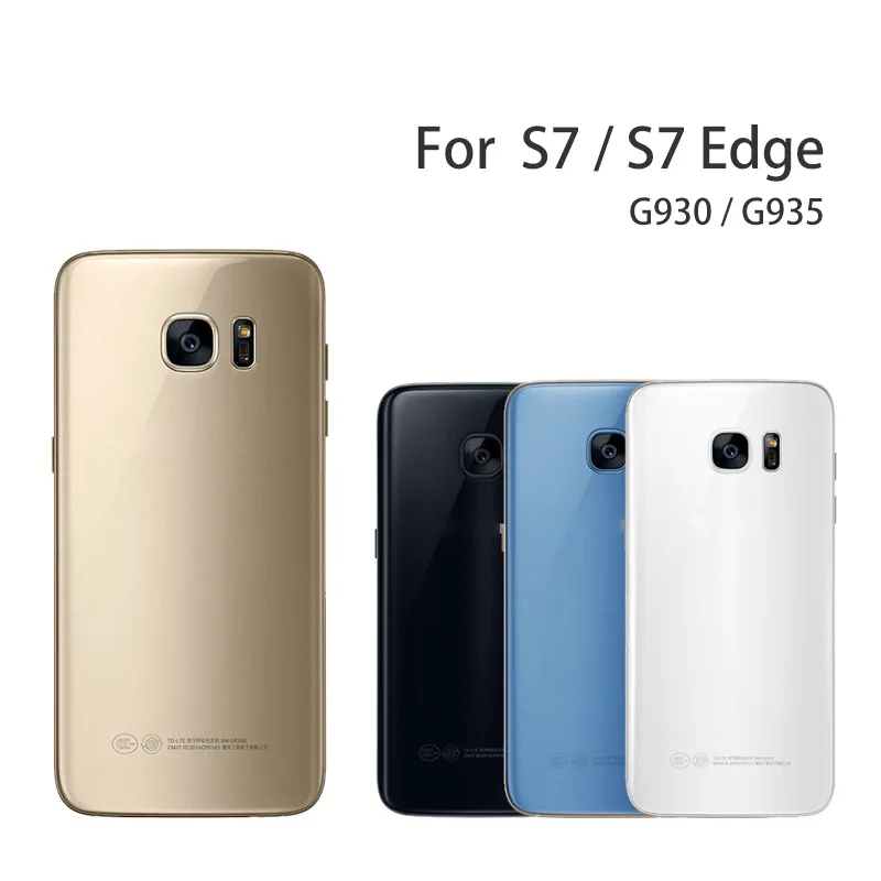 0000 задняя крышка для Samsung Galaxy S7 G930 G930F G930FD Duos мобильный телефон корпус батарея S 7