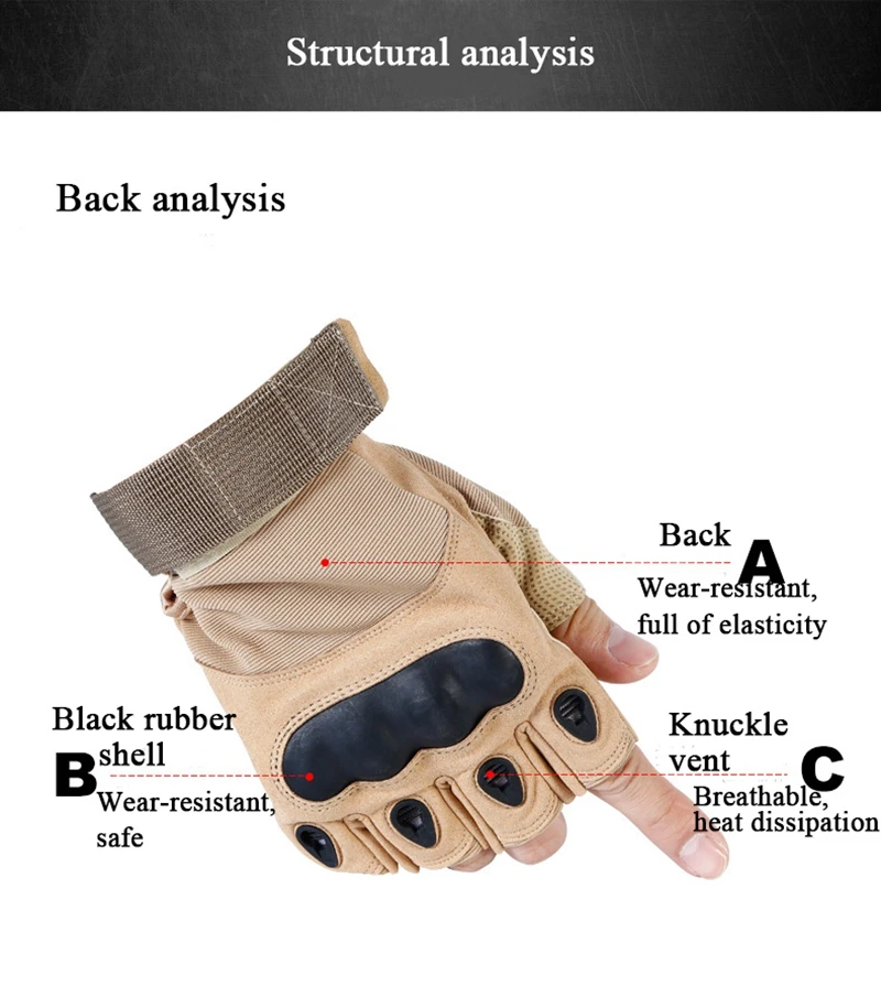 Полный/половина пальцев тактические перчатки Военные перчатки армейские Пейнтбол Стрельба альпинистские Пешие прогулки страйкбол боевые перчатки