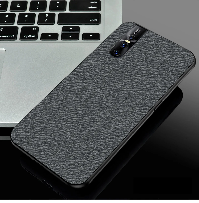 vivo v15 pro Case Cloth Matte TPU Silicone Cover Bumper Back cases For vivo v15 full cover shell