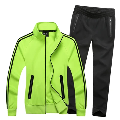 Женский комплект для фитнеса, спортивный костюм, новинка, ветронепроницаемая дышащая Спортивная одежда для спортзала, яркие цвета, спортивный костюм для девушек, тренировочные комплекты для бега - Цвет: Армейский зеленый