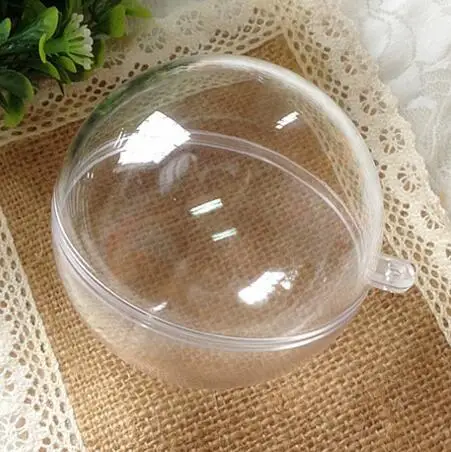 Sfere Di Natale Trasparenti.20 Pz Lotto 12 Cm Trasparente Sfera Di Plastica Di Natale Contenitore Di Caramella Per La Cerimonia Nuziale Xmas Decorazione Forniture Di Trasporto Libero Plastic Christmas Balls Christmas Ballschristmas Ball Box Aliexpress