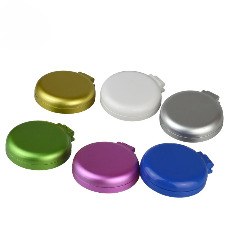 Portable With Folding Massage Comb / Round Flat Mirror Comb / Single Mirror Massage Comb Pocket Bag Makeup Mirror For Women
