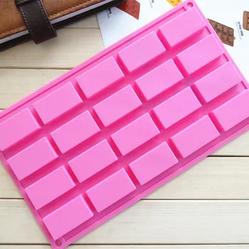 

Supply of 20 cuboid square silicone cake mold chocolate block die tools