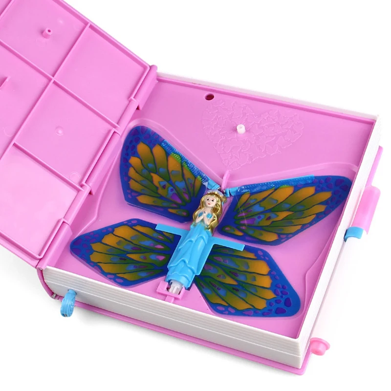 Fun Puzzle Butterfly Flying Toy Creative Bookmark Magic Butterfly Diary