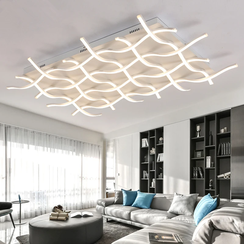 

Novelty Rectangle acrylic led ceiling lights for living room bedroom lamparas de techo led ceiling lamp fixture lndoor lighting