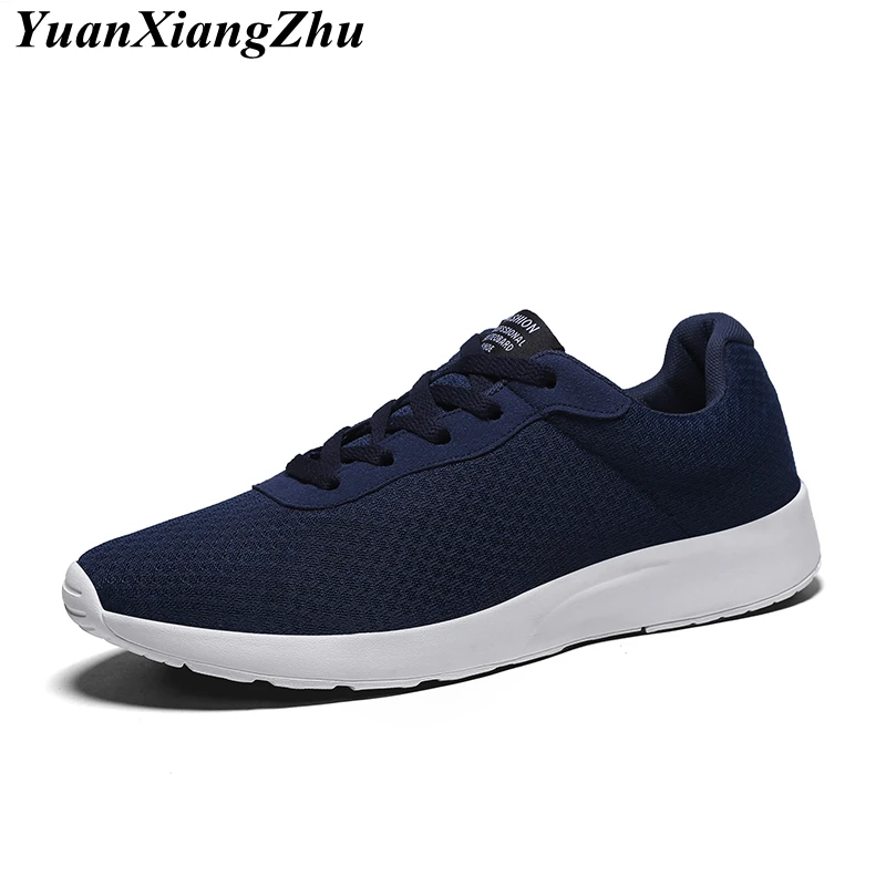 

Men Shoes Super Light Breathable Sneakers Plus Size 36-47 Summer Mesh Male Shoes 2018 Blue Unisex Casual Walking Shoes Men Flats