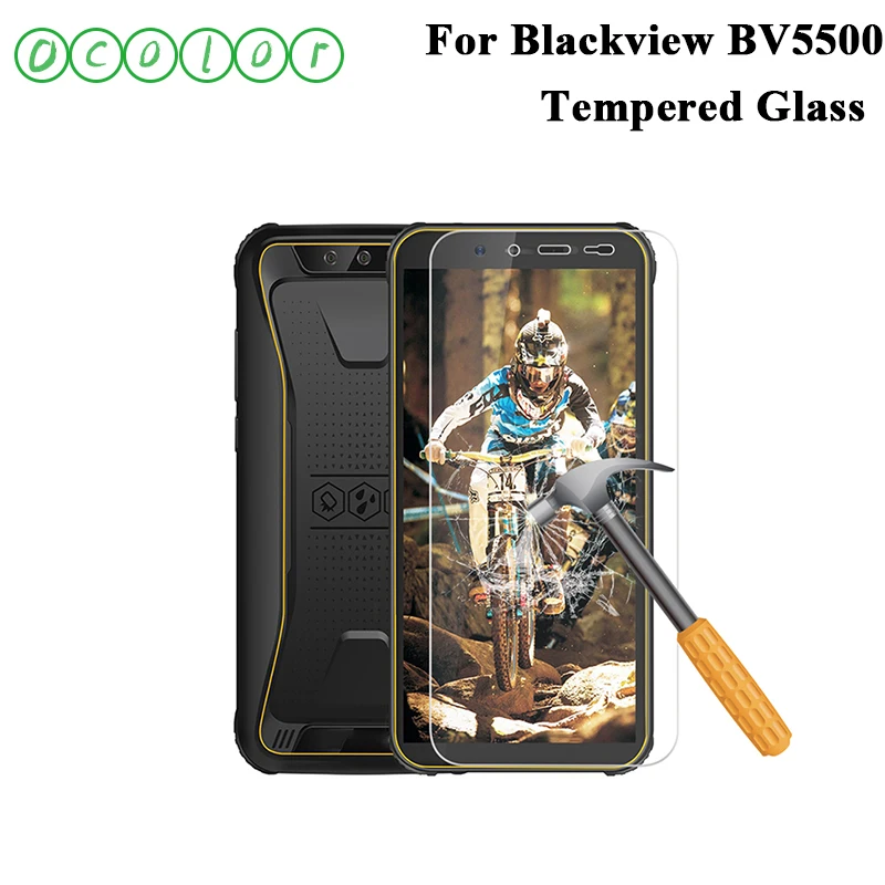 Ocolor для Blackview BV5500 Защитная стальная пленка из закаленного стекла Аксессуары
