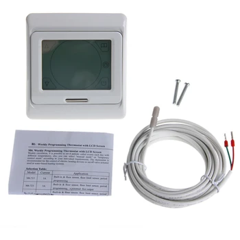 

LCD Programmable Floor Heating Thermostat Controller Temperature Touch Screen Tester Tools New 2017