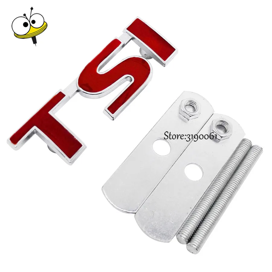 

For TSI Emblem Car Accessories for VW Volkswagen Polo 5 7 Golf Passat B5 B6 Jetta GTI Bora Grille Emblem Car Sticker Badge Decal