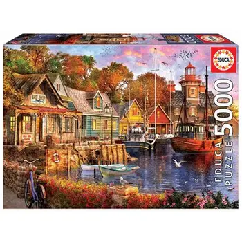 

Puzzle 5000 sunset in the port