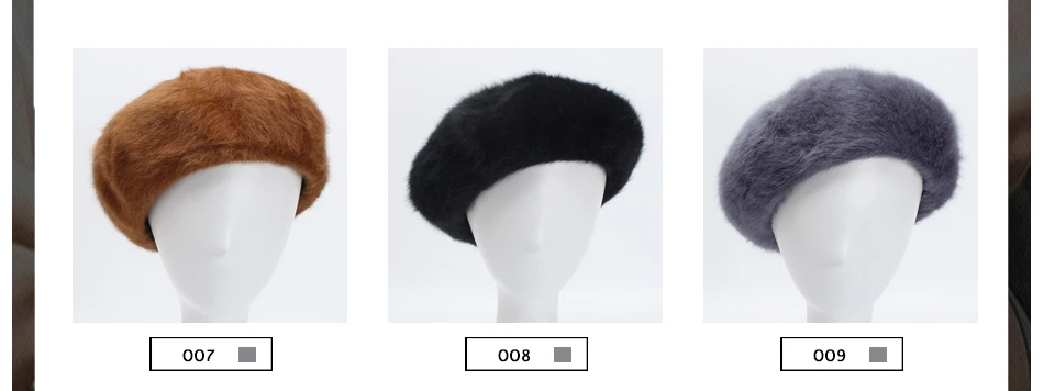 Ladybro, элегантный однотонный берет, шапка для женщин, Ribbit, меховая шапка, Осень-зима, теплая вязаная шапка, шапка для женщин, шапка s Lady Boina Feminino