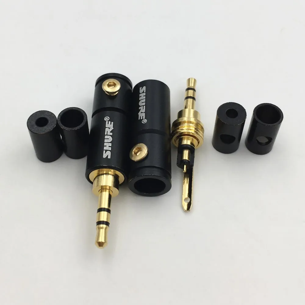 4 Connettori Audio Jack 3,5 Mm Maschio A Maschio In Metallo Placcato Argento - Per Cuffie E Dispositivi Audio
