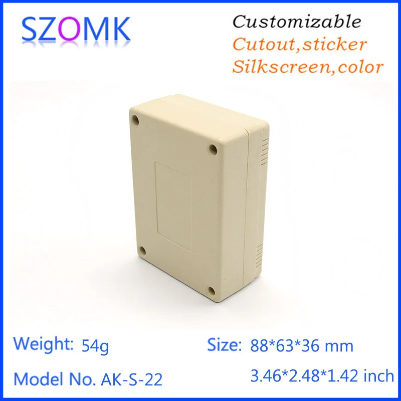plastic enclosure for electronics control box szomk diy enclosure junction box plastic housing small abs instrument enclosure distribution box black plastic box enclosure electronics case (4).jpg