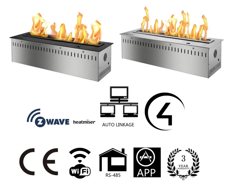 Inno livinfg огонь 48 дюймов камин горелки с дистанционным управлением на биоэтаноле