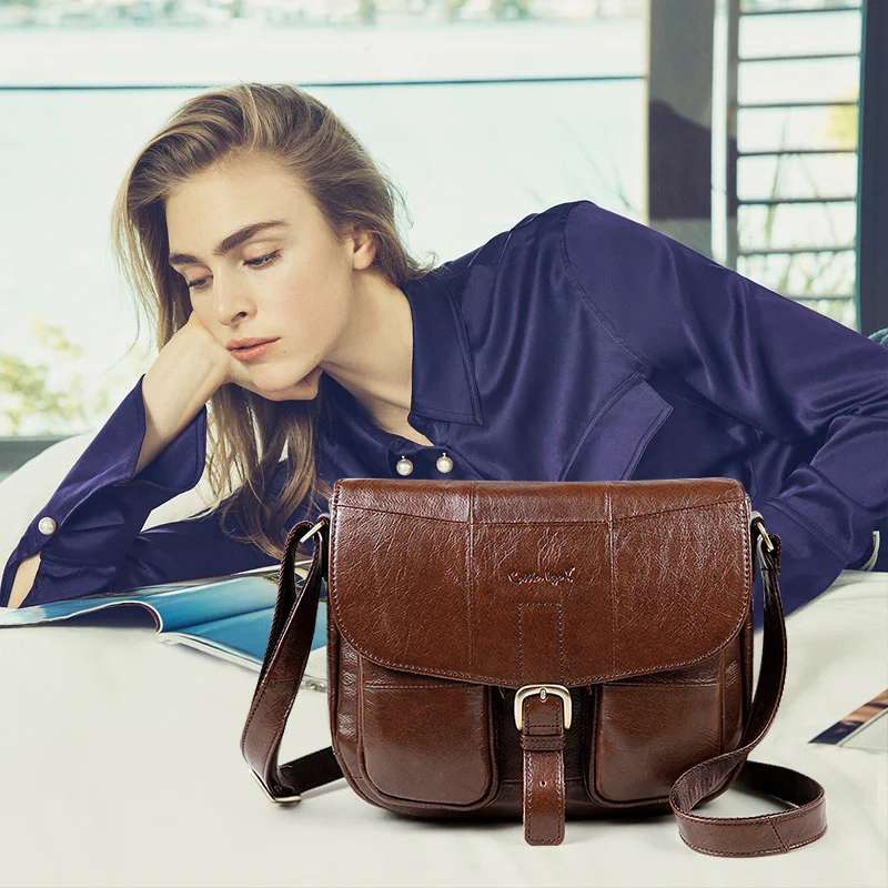 الإسكافي أسطورة العلامة التجارية جلد طبيعي 2019 المرأة حقيبة كتف عارضة نمط Crossbody حقيبة ل حقائب سيدات ل الإناث 0700101-1