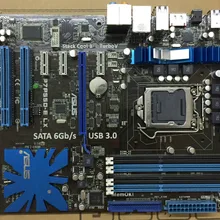 Оригинальная материнская плата ASUS P7P55D-E LX LGA1156 DDR3 P55 настольная материнская плата