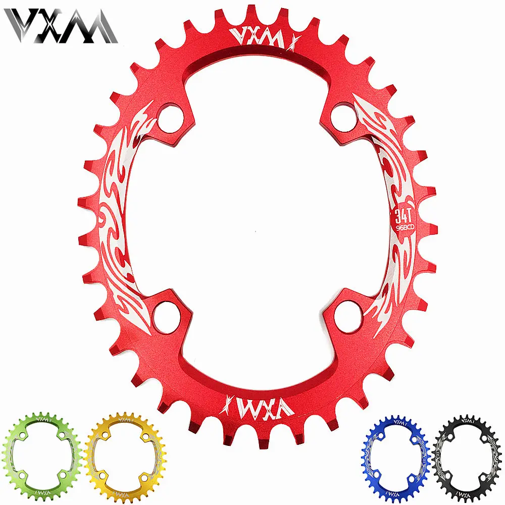 VXM دراجة Chainwheel 96BCD 32 طن 34 طن 36 طن 38 طن MTB الدراجة ضيقة واسعة Chainring البيضاوي Chainwheel دراجة crankset لوحة دراجة أجزاء VXM دراجة Chainwheel 96BCD 32 طن 34 طن 36 طن 38 طن MTB الدراجة ضيقة واسعة Chainring البيضاوي Chainwheel دراجة crankset لوحة دراجة أجزاء