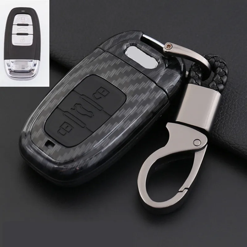 ABS-Carbon-Fiber-Shell-Silicone-Cover-Key-Case-Cover-For-Audi-A3-A4-B6-B7-B8.jpg_640x640 (1)