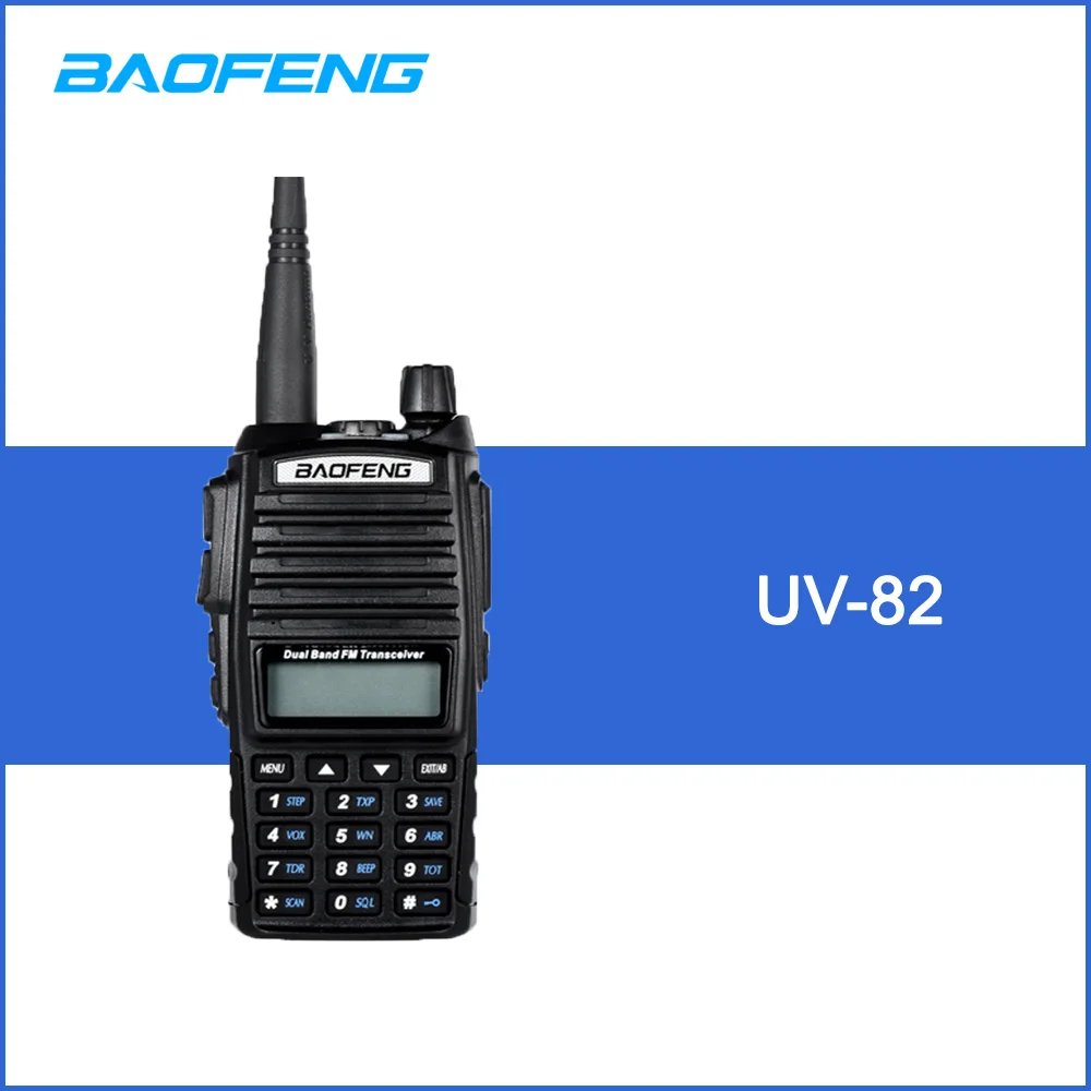 BAOFENG UV 82 VHF UHF 128 CHS Handheld Transceiver Interphone with LCD