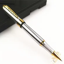 JINHAO 250 Серебристая Фирменная Высококачественная деловая офисная Ручка-роллер Новинка