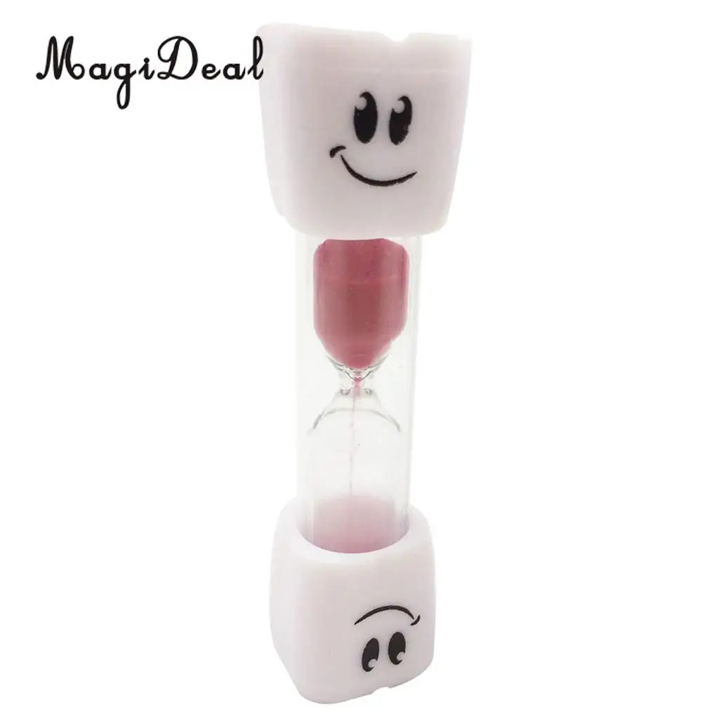 Tooth Brushing Timer Hourglass Sandglass Glass Lovely Smile Sand Egg Timers Kitchen Tool Office Decor Games Playing Novelty Gift