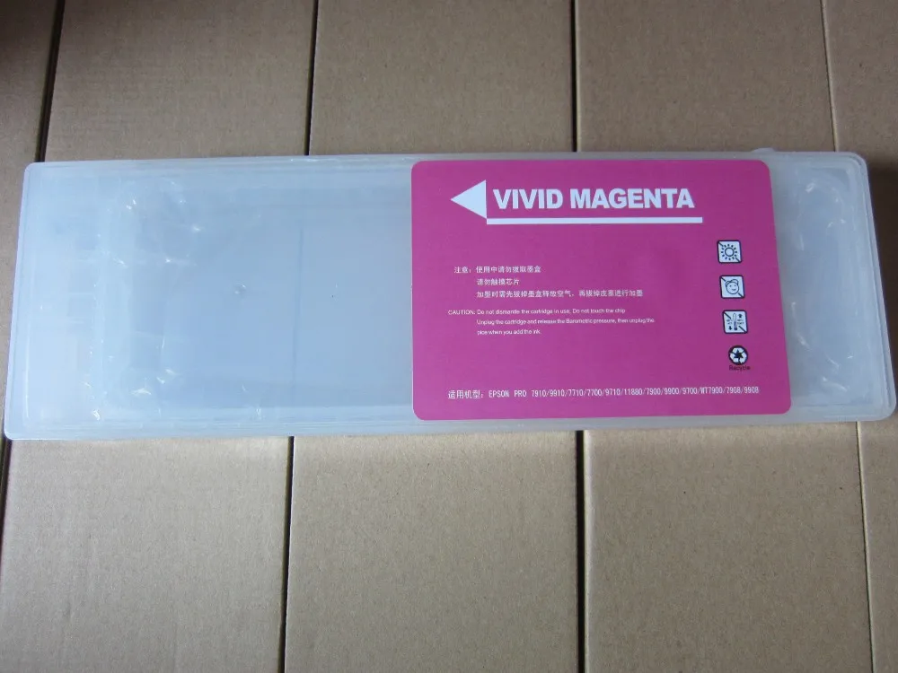 

700ml Refillable ink Cartridge for Epson 7908 9908 7890 9890 wide format printer cartridge