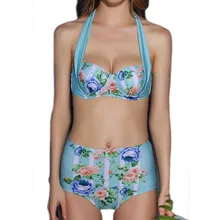 PNT 2017 Sexy font b Bikinis b font font b Set b font High Waist Swimsuit