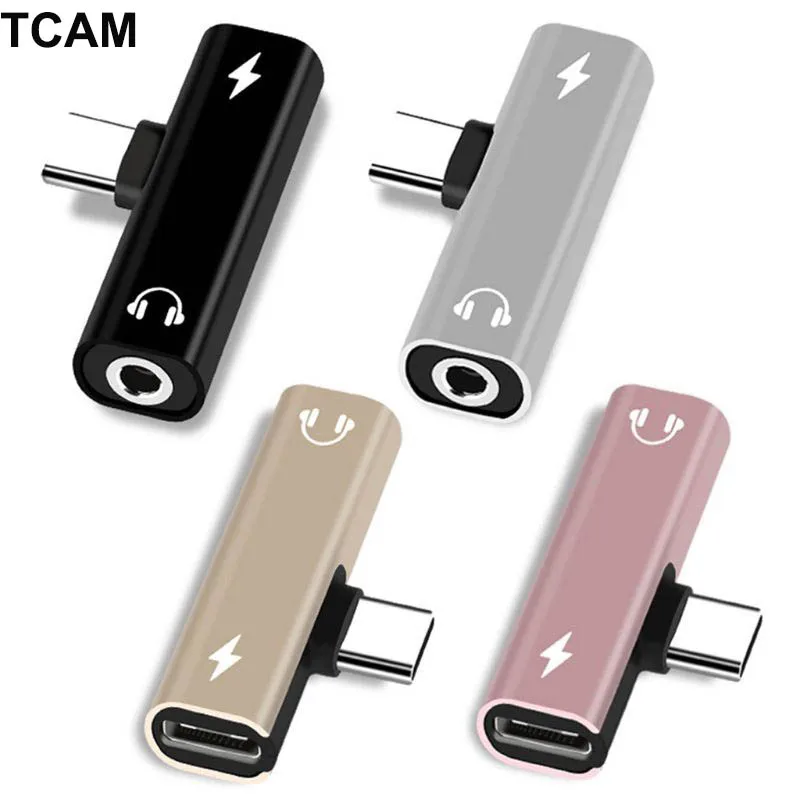 

Type C To 3.5mm Adapter Charger Audio Jack Headphone Converter For Xiaomi 6 6X 8 Note3 Mix 2 Huawei Mate 10 P20