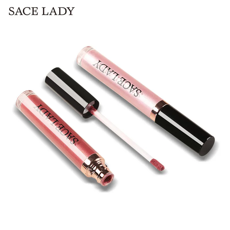 SACE LADY 2019 летняя Алмазная перламутровая блестящая жидкая глазурь для губ макияж