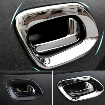 

ABS Chrome For Citroen Elysee C-Elysee 2014 2015 2016 Car inner door Bowl protector frame cover trim car styling accessories