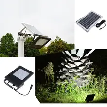 120 светодиодный s солнечной энергии светодиодный светильник с датчиком наводнения точечный Сад Наружный домашний охранный светильник настенный водонепроницаемый панельный светильник уличный светодиодный светильник