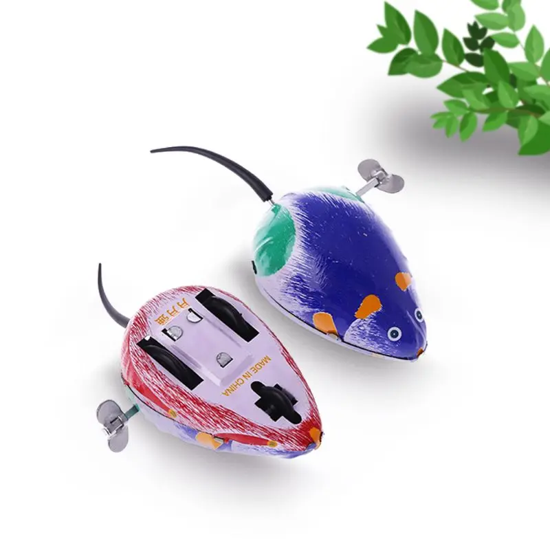 

Classic Clockwork Cartoon Mouse Wind Up Toys Kids Educational Funny energy saving Playing Toys
