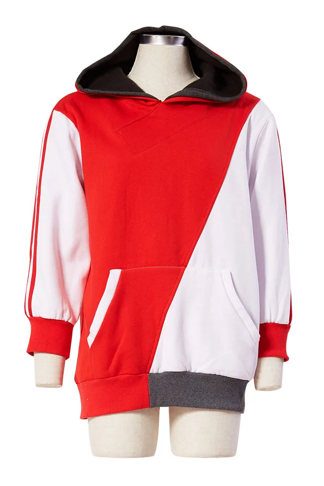 Pokemon Go Trainer Red Hoodies Cosplay Jacket For Men Women Size S XXL