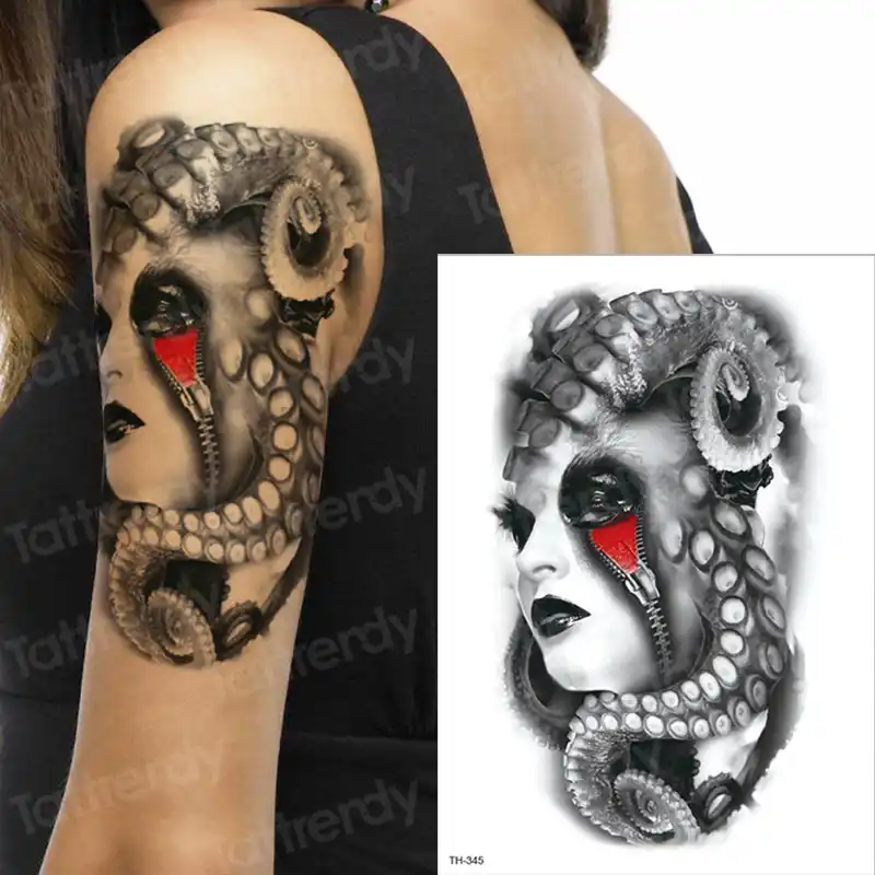 Clock Sleeve Tattoo Designs