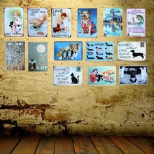 [Mike86] дом без черной кошки штампы металлические знаки настенный художественный Декор Бар рисунок на железной поверхности в стиле ретро K-93 смешать товар 20X30 см