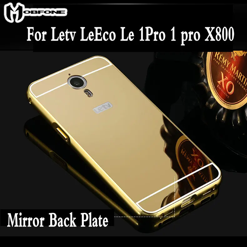 

Mobfone Frame Case For Letv LeEco 1 pro X800 Mirror Back Cover For Letv LeEco Le 1 pro X800 Metal Frame Shell Capa Coque