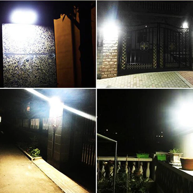  solar led spotlights outdoor waterproof Solar Rechargeable solar lamp Bulb for garden decoration Night Motion Sensor Wall light  (2)