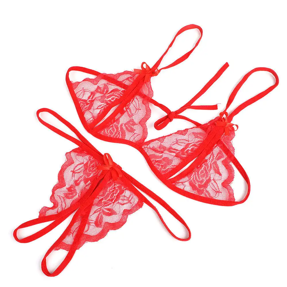 Экзотические Babydolls Одежда стринги для взрослых продукт кружевное нижнее белье сексуальное женское белье костюм интимные игрушки для женщин пары эротическое белье - Цвет: Красный