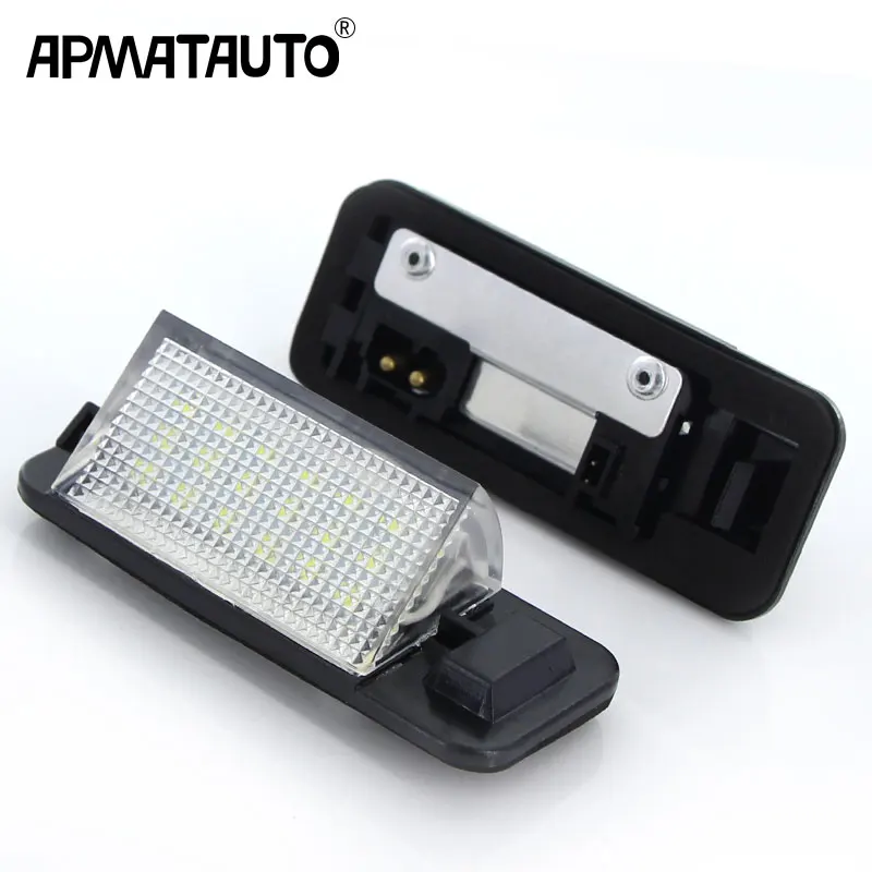 Apmatauto For BMW E36 Led License Plate Light 18SMD White 12v Number Plate Lamp Bulbs For BMW