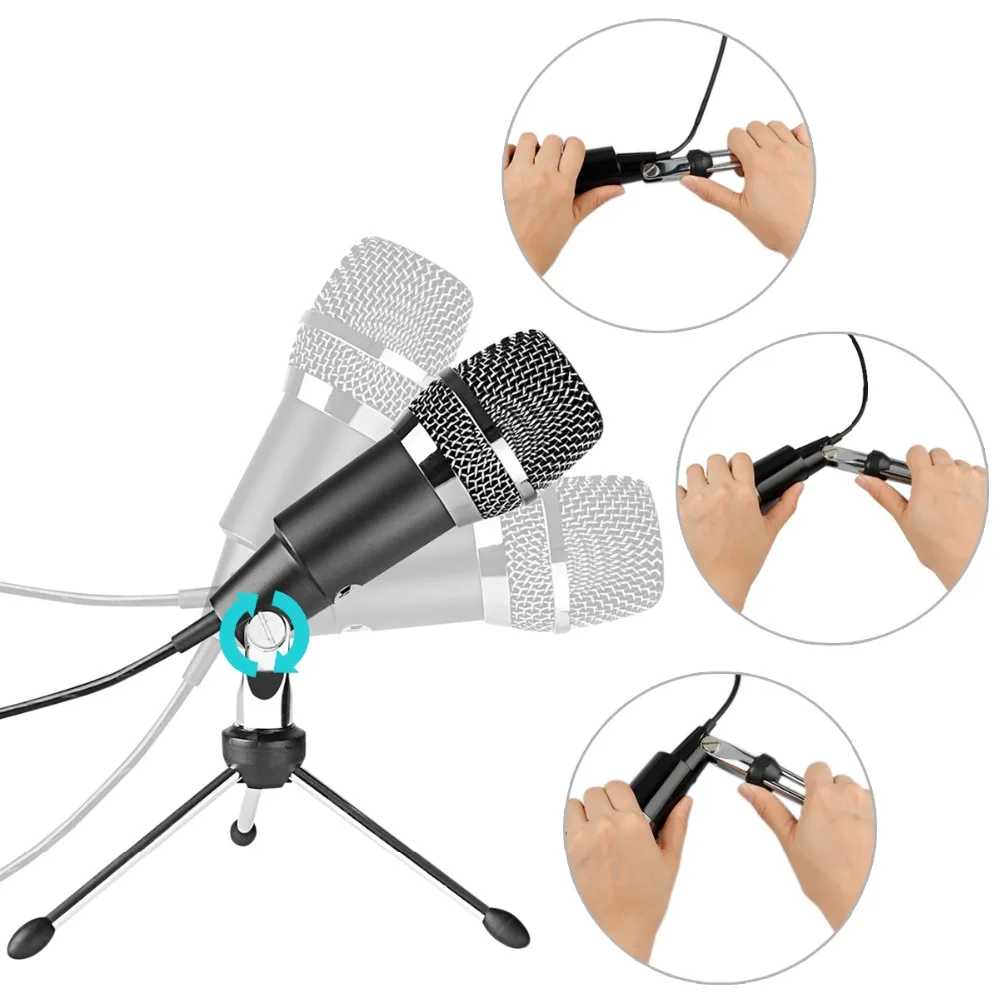 Beste FIFINE 3.5mm Plug Microfoon voor Radio Online Cursus Vergadering Chat pak voor computer PC Hoge Gevoeligheid Clear Opname K667