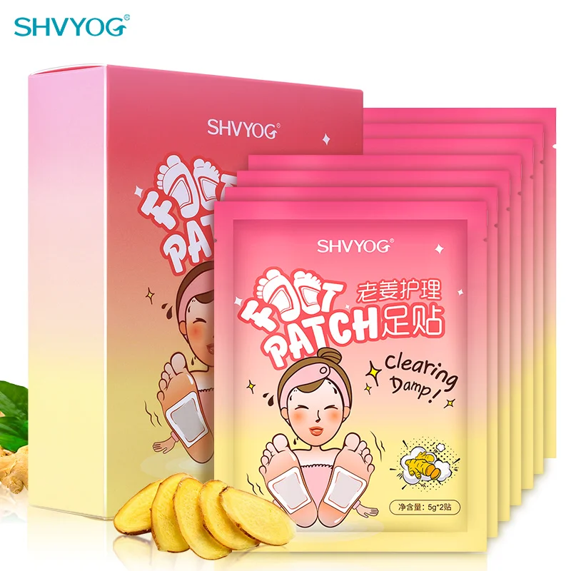 

Detox Ginger Foot Patch Pads Body Toxins Feet Care Cleansing Organic Slimming Anti-Swelling Chinese Herbal Adhesive 14 Patches
