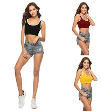 Женские спортивные бюстгальтеры, женские безрукавки, топы без рукавов для фитнеса, похудения, открытая спина, топы для тренировок, для бега, йоги, спортивный топ