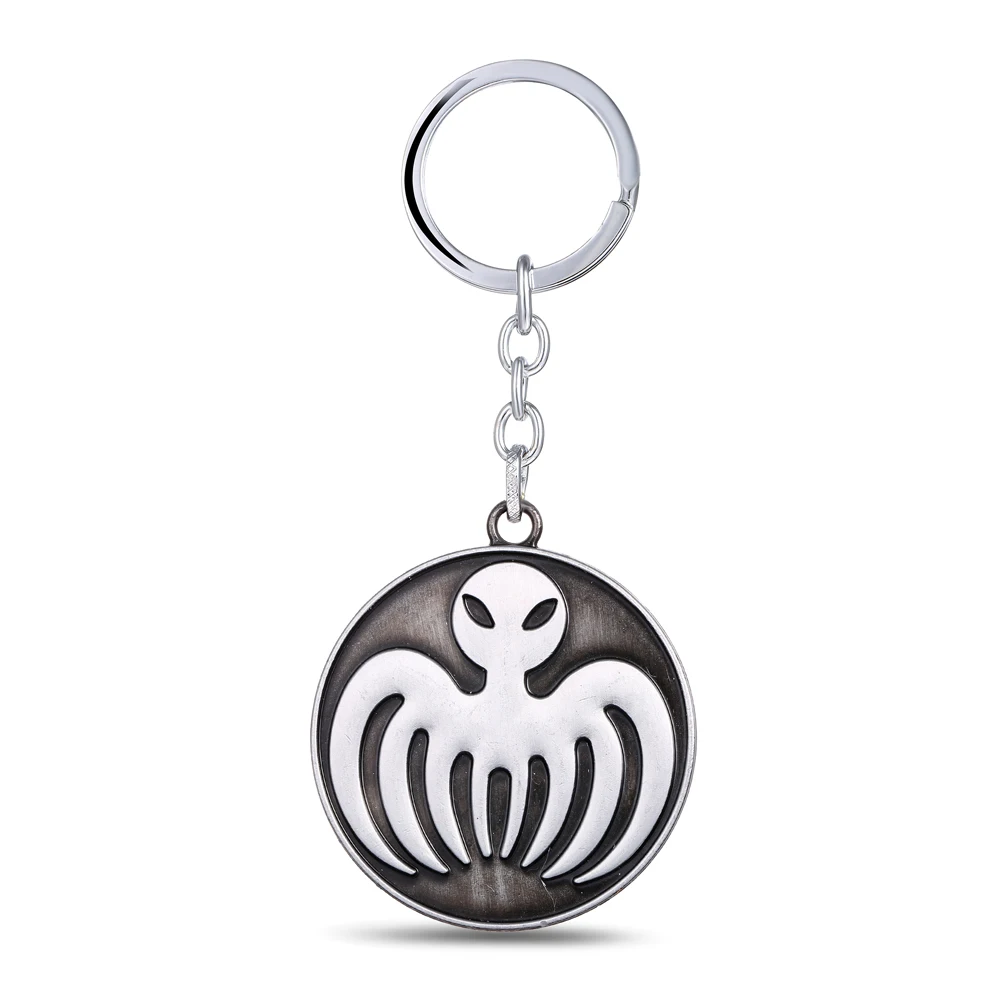 

Mengtuyi Jewelry Keychain 007 James Bond Spectre LOGO Geometric Pendants Key Chain Keyring For Men Car Accessory
