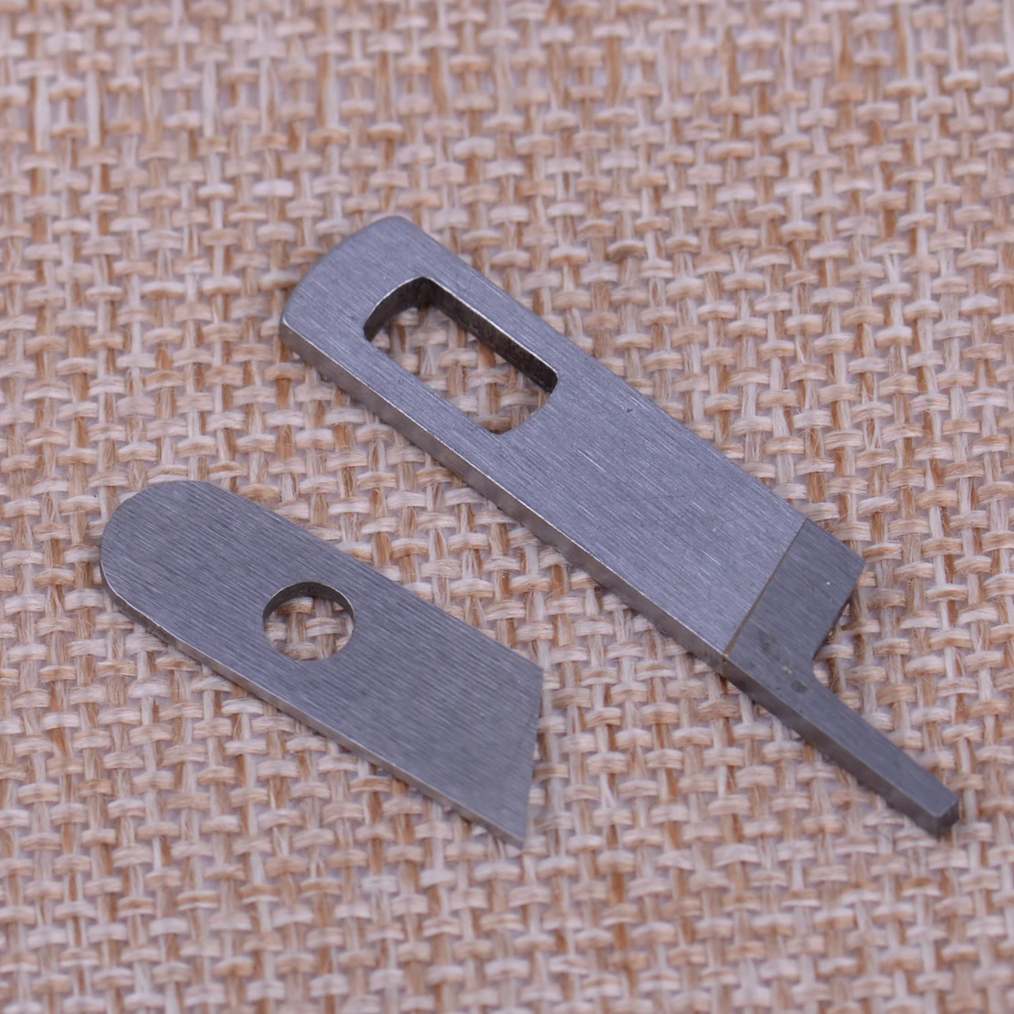 Letaosk Upper & Lower Knife Blade Fit For Singer Serger Machine 14cg754