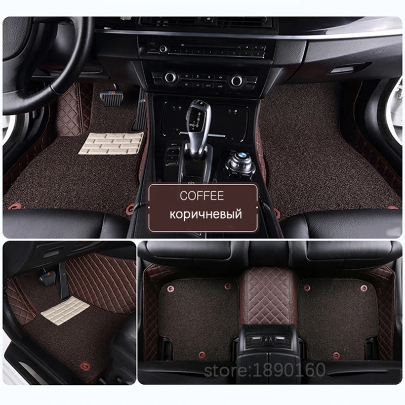 Автомобильные коврики для Volkswagen все модели vw passat b5 6 polo golf tiguan jetta touran touareg Стайлинг