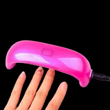 KESMALL 9 Вт УФ лампа Сушилка для ногтей светодиодный ультрафиолетовая лампа ногтевые лампы отверждения для УФ гель лак для ногтей инструмент Lampara машина УФ Ongle CO725