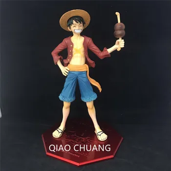

ONE PIECE The Straw Hat Pirates Captain Plastic Man Monkey D. Luffy Drumstick PVC Action Figure Anime Collection Model Toy G304