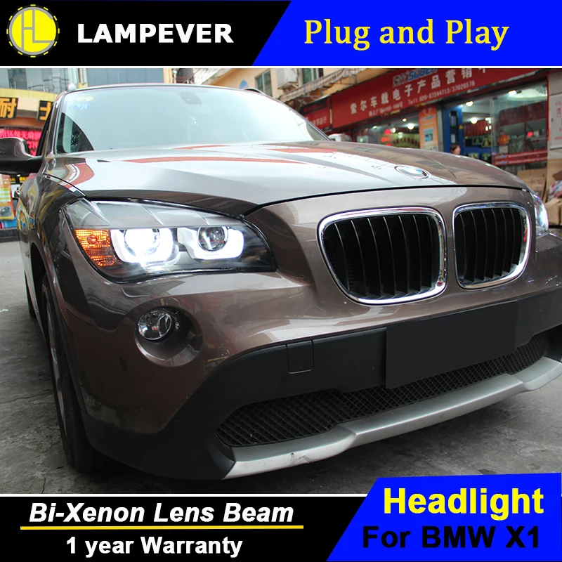HLC автостайлинг фары для BMW E84 X1 светодиодные 2009 2010 2011 2012 2013 2014 drl HID комплект