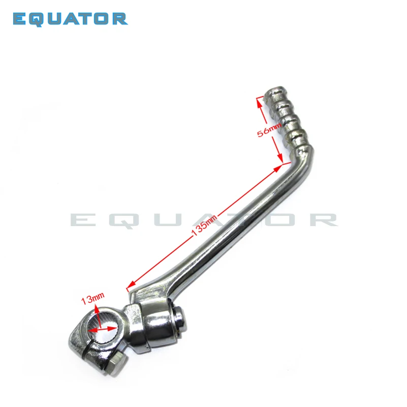 Мотоцикл Сталь рычаг запуска 13 мм монтажное отверстие подходит для Zongshen Loncin LIFAN 50/90/110 cc 125cc Dirt Pit запчасти для велосипеда